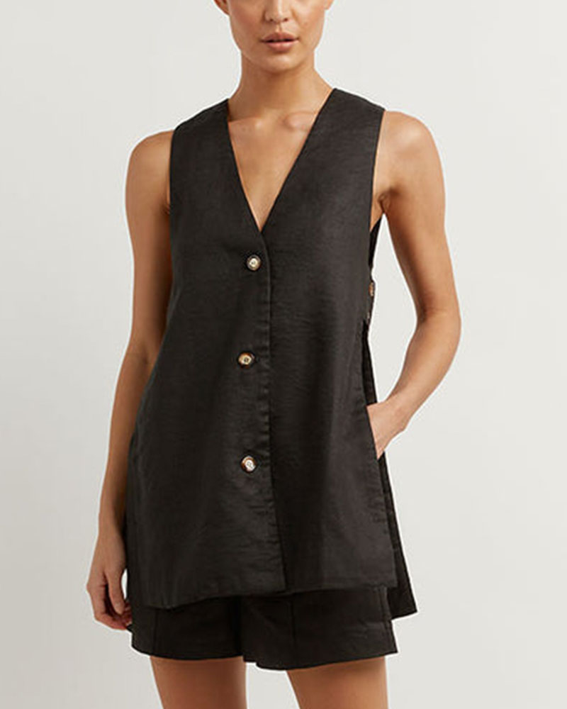 Fiona™ - Sleeveless Button Set