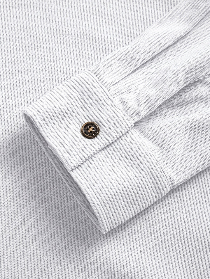Bryce | Herren Langarm-Overshirt mit Taschen und Knöpfen
