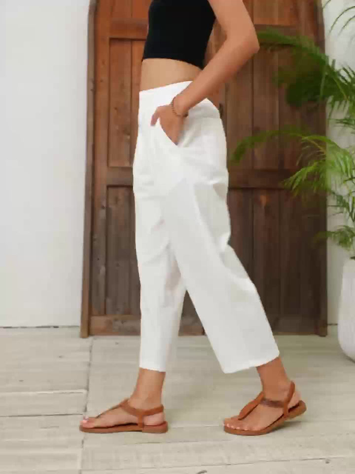 Rachel™ - Comfortable Capris with Elastic Waistband