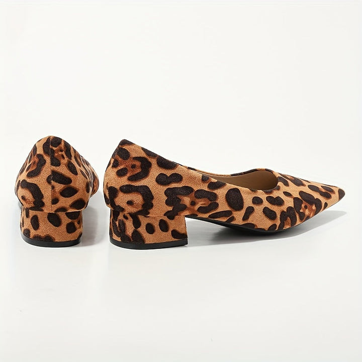 Dina | Leopard Print Pointed Toe High Heels