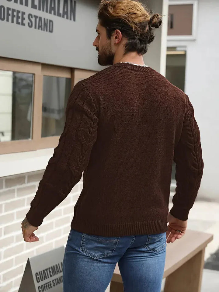 Brit & Boho™️ | Graphica Geo Knitted Jumper