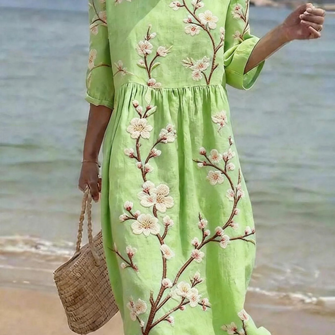 Caroline | Casual Dress with Elbow Sleeves