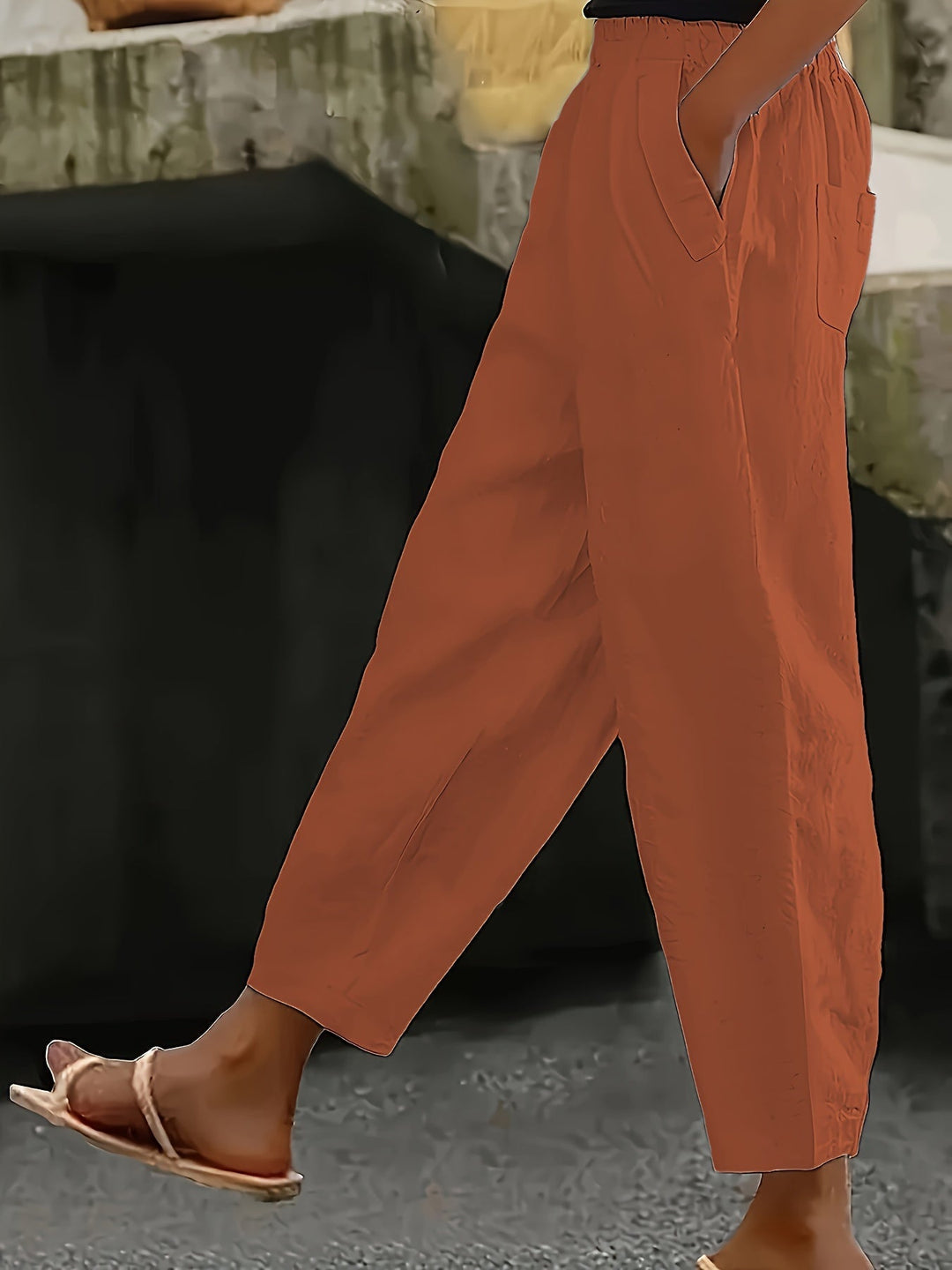 Rachel™ - Comfortable Capris with Elastic Waistband