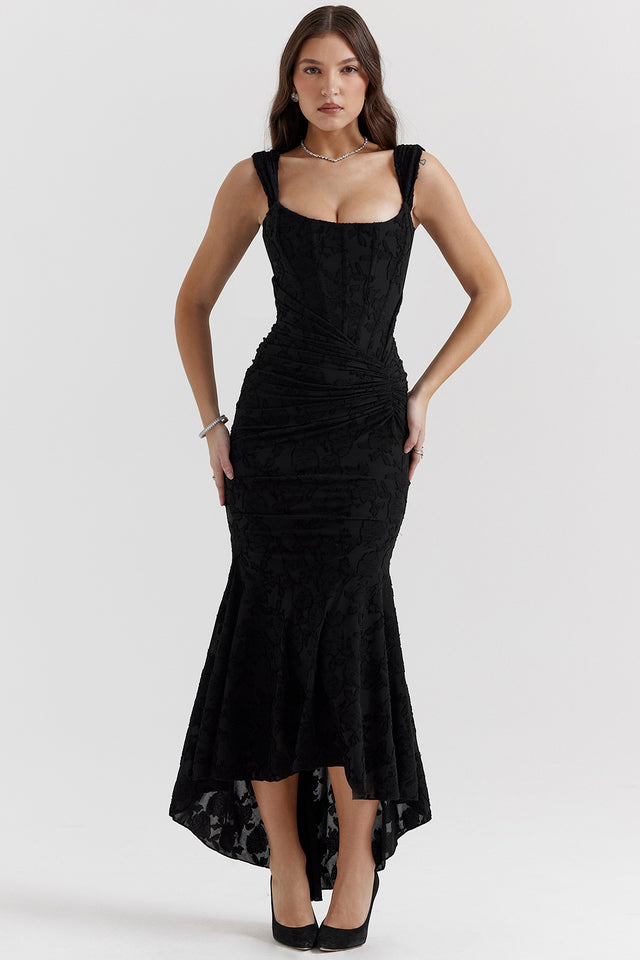 Boho - Sleeveless Ruched Bodycon Evening Dress