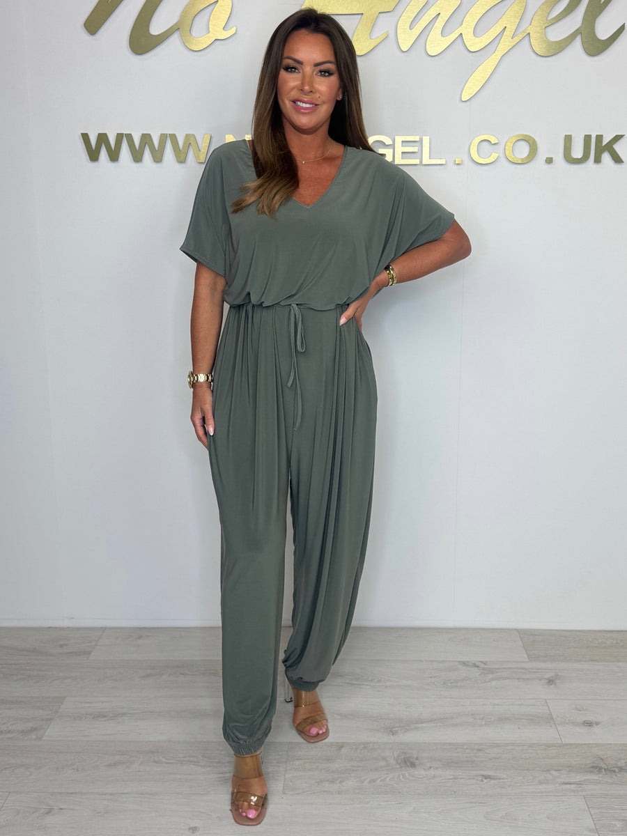 Cora™ - V-neck Tie-Strap Jumpsuit