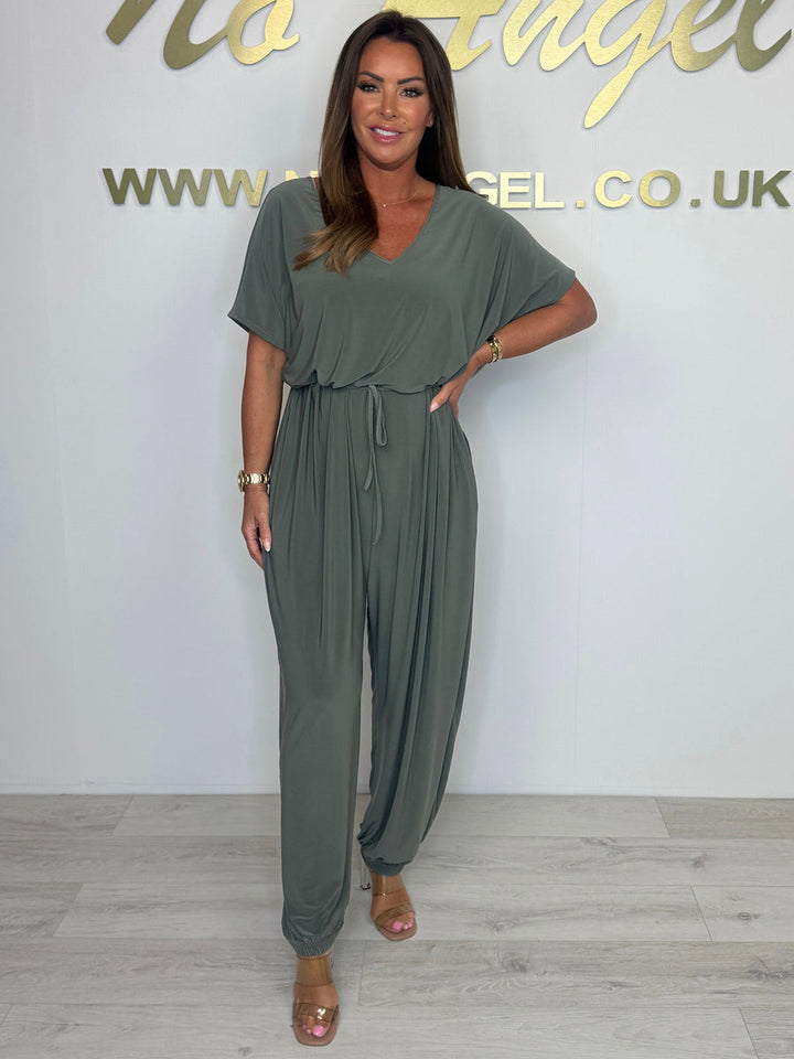 Cora™ - V-neck Tie-Strap Jumpsuit