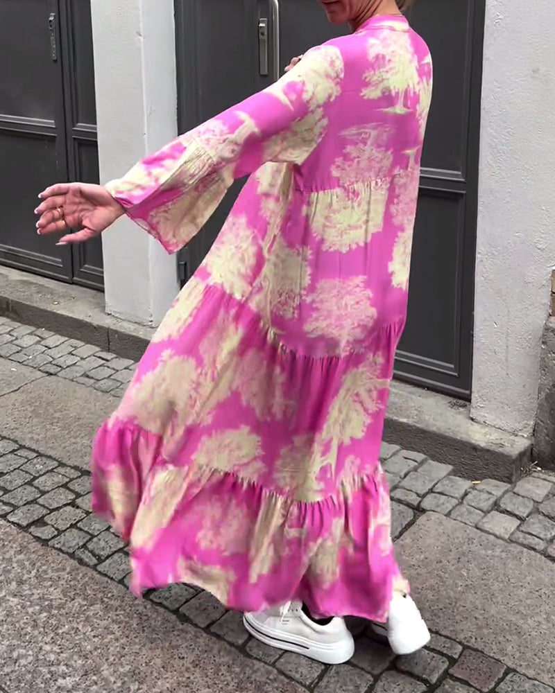 Diana™ - Comfortable Patchwork Maxi Dress