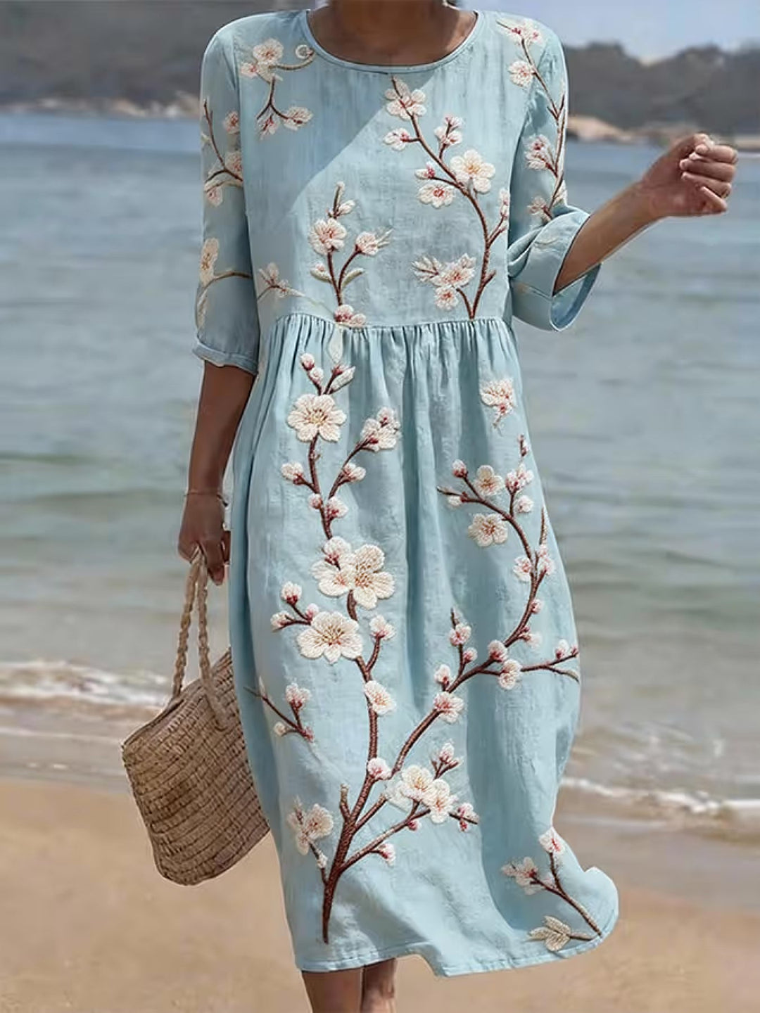 Maya | Casual Dress with Elbow Sleeves
