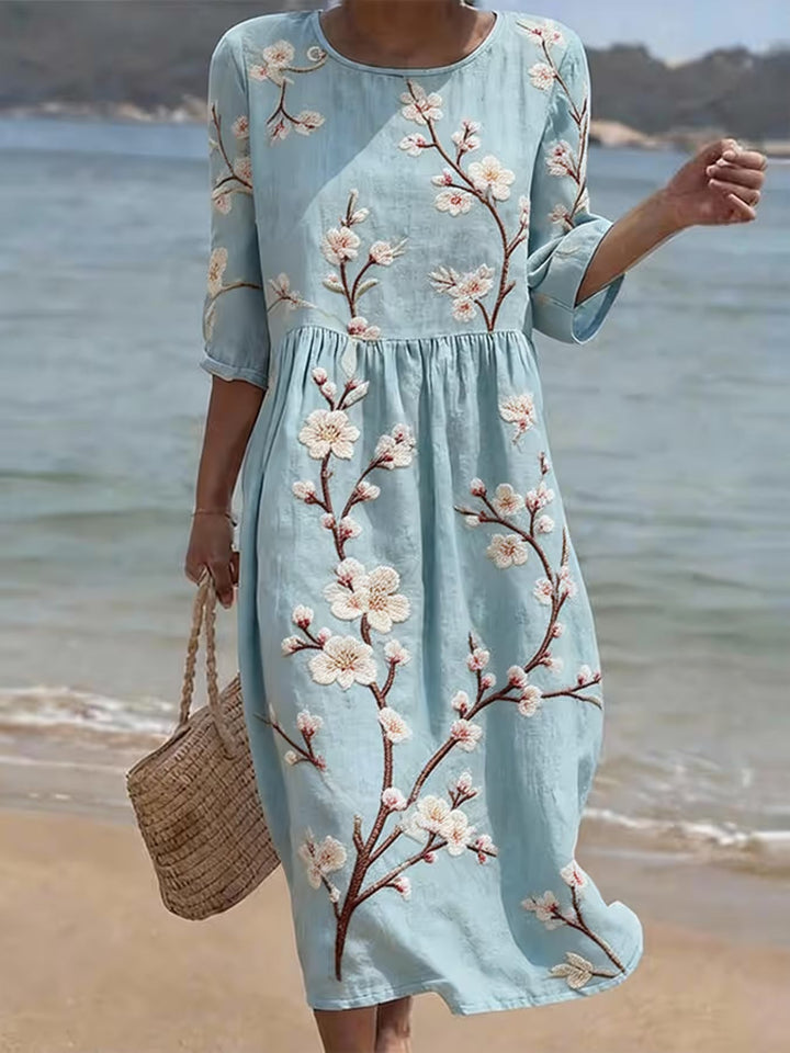 Maya | Casual Dress with Elbow Sleeves