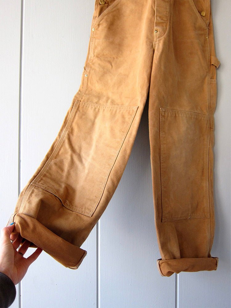 Damen-Latzhosen mit Taschen und Knöpfen