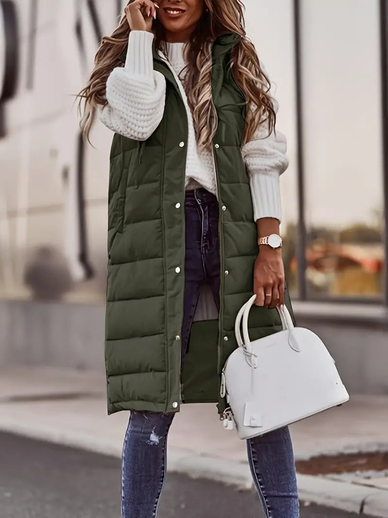 Marzia - Coat With Hood And Buttons On The Front
