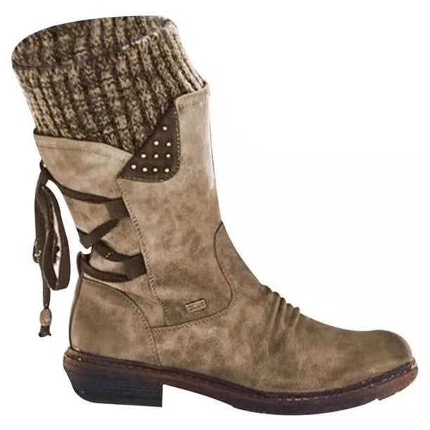 Valeria - Waterproof Boots with Zipper at the Calf