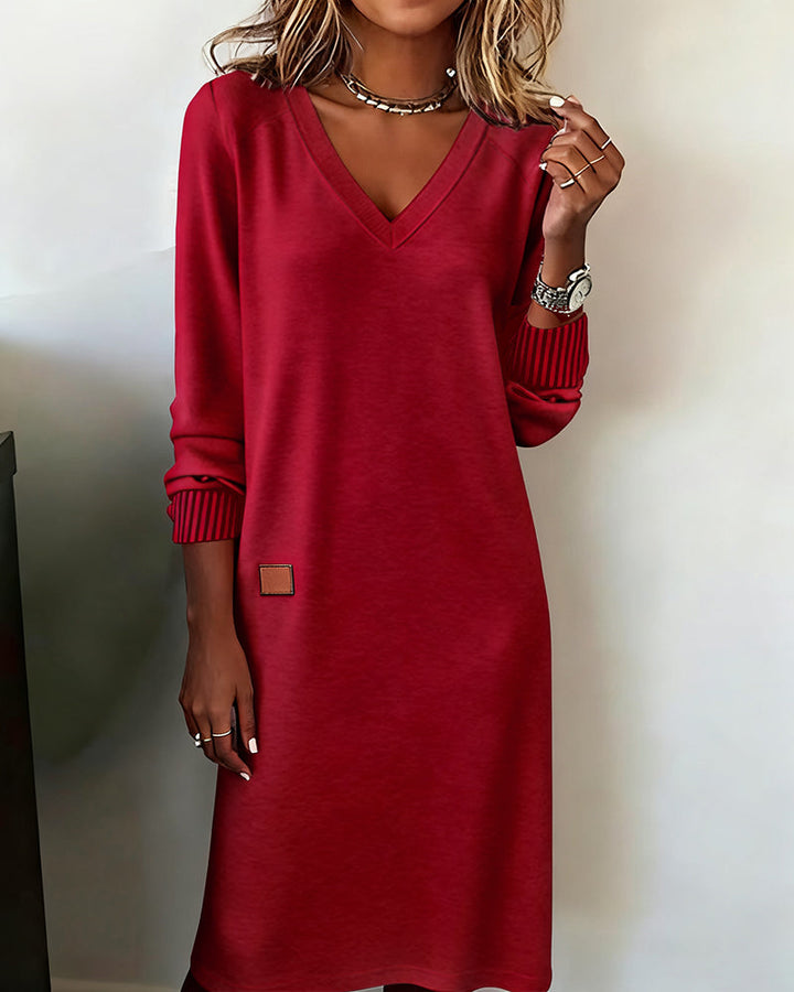 Carmen™ - V-neck Sweater Dress