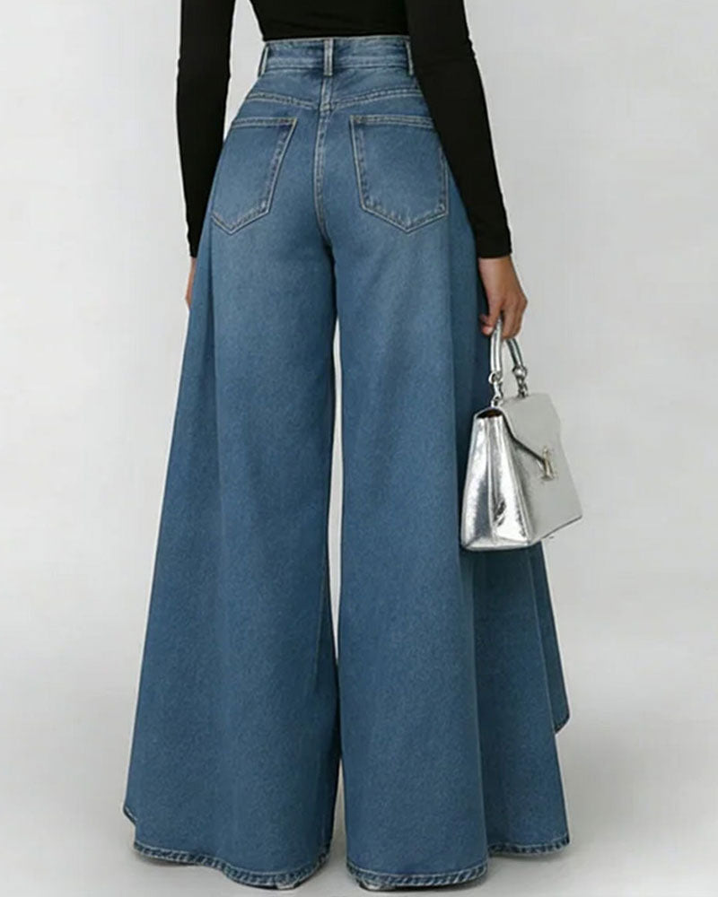 Elegant Wide-Leg Trousers