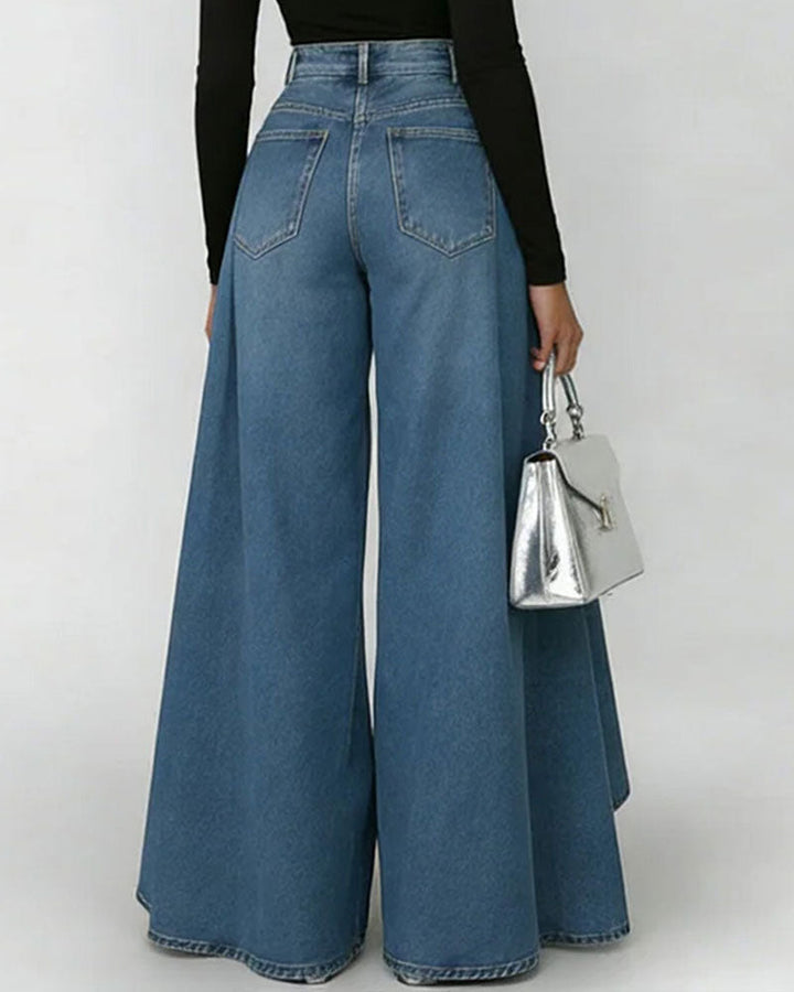 Elegant Wide-Leg Trousers
