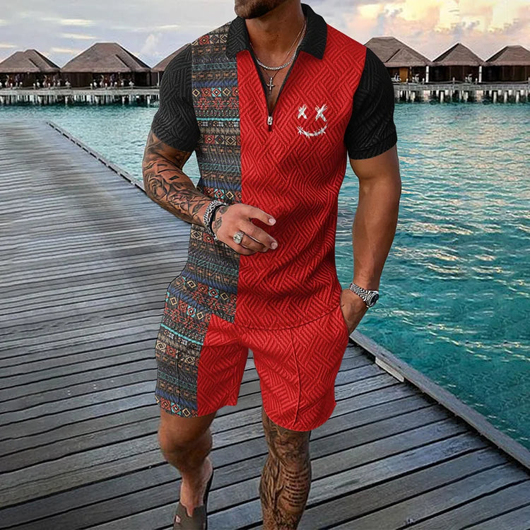 EMIL | TIME-TRAVELING POLO SHIRT & SHORTS SET