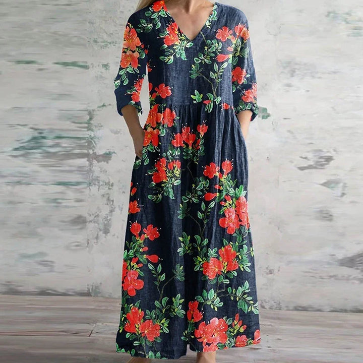 Kate™ - Elegant Retro Maxi Dress