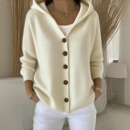 Teri™ - Women's Long-Sleeved Cotton Cardigan