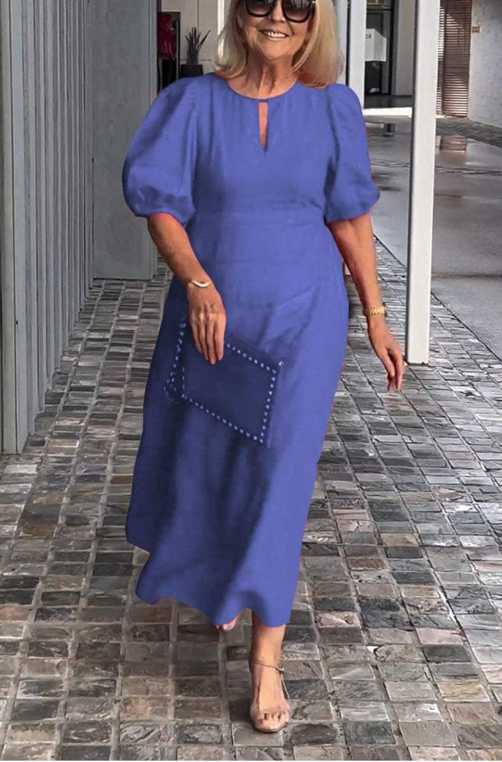 Juliana - Elegant Dress with Puff Sleeves