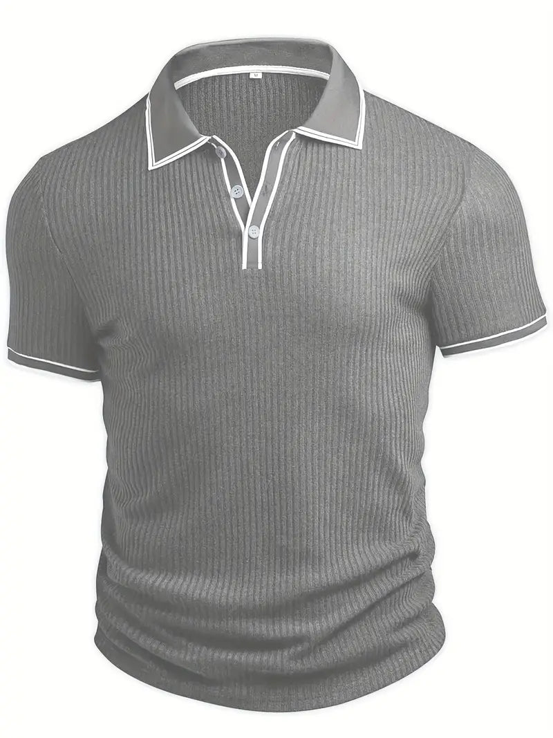 Emilio™ - Men's Tailored Ribbed Polo