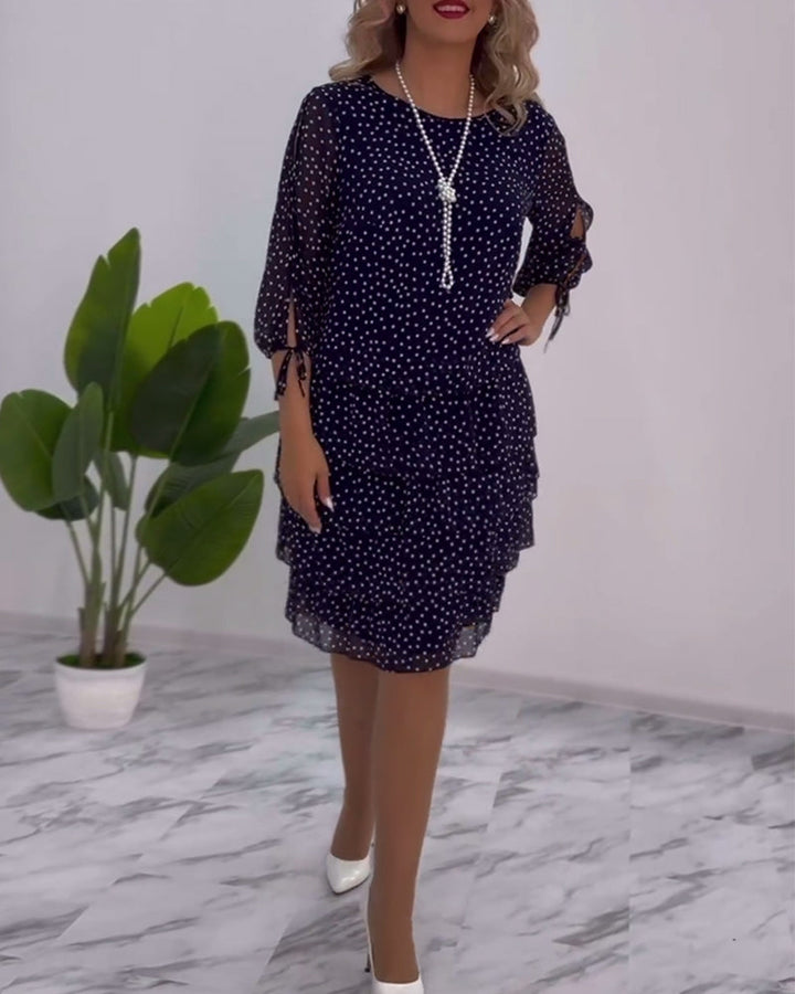 Tilly - Polka Dot Tiered Dress
