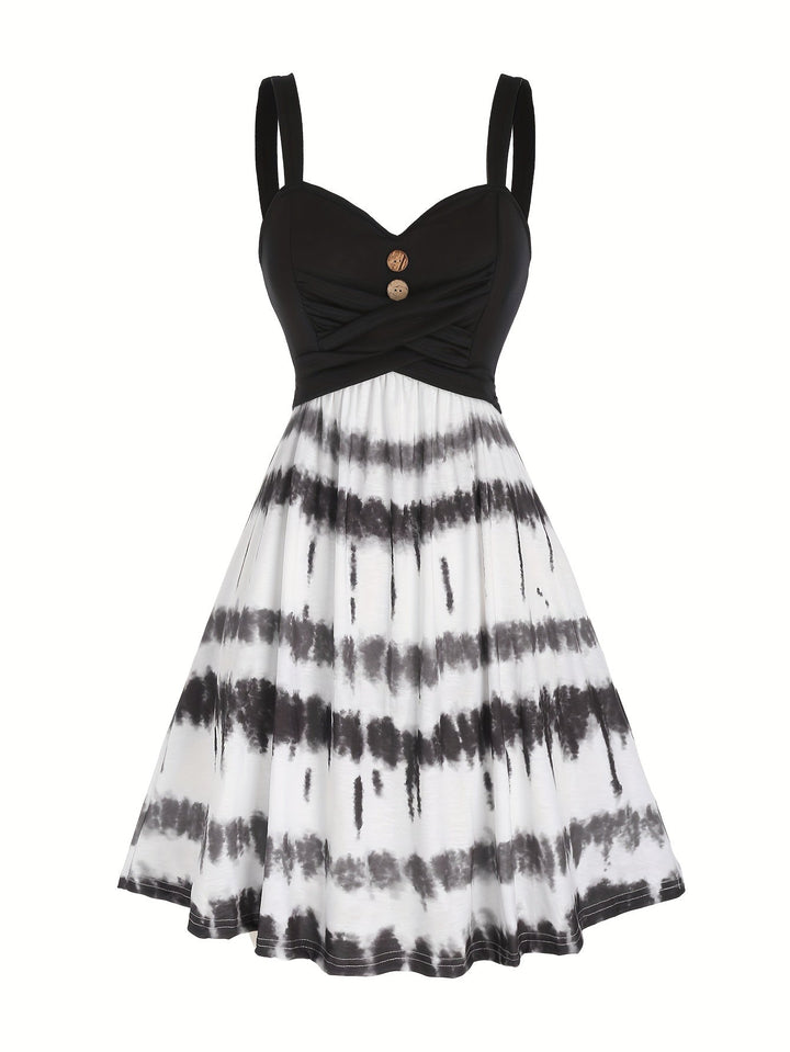Gisele™ - Comfortable Sleeveless Tie-Dye Summer Dress
