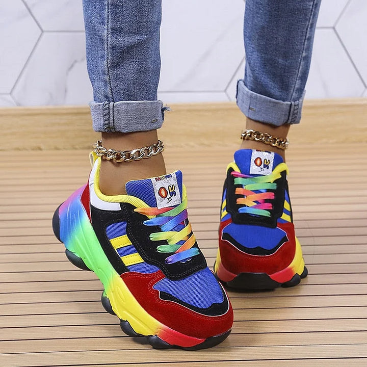 Isolina - Orthopedic Rainbow Shoes