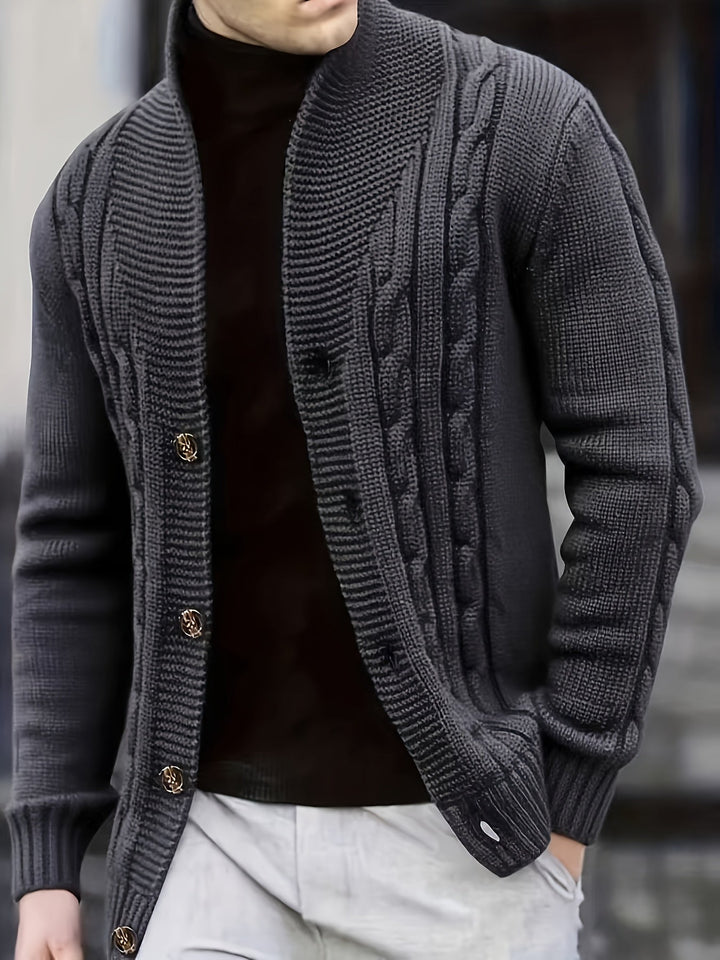 Donovan | Men's long-sleeve button-up cardigan