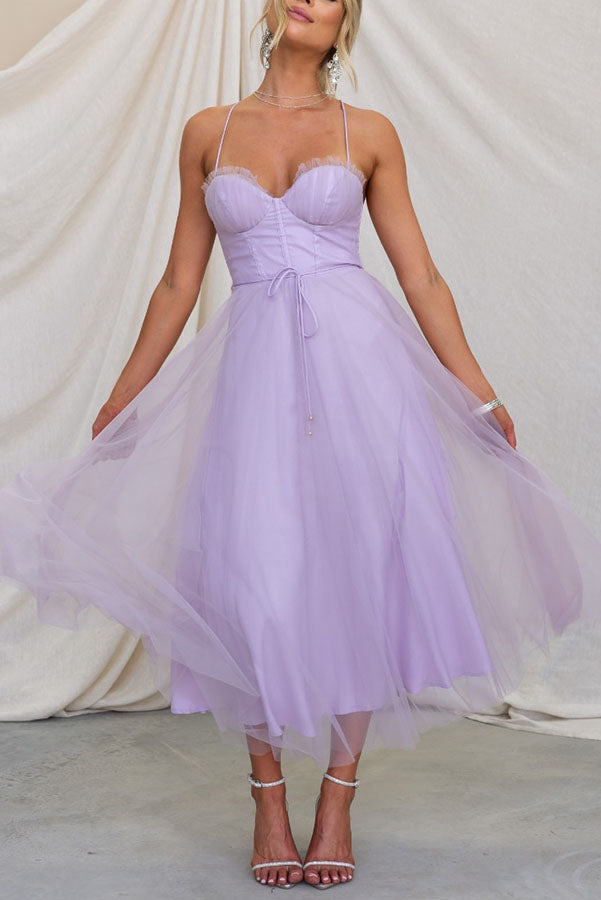 Contemporary Princess Maxi Dress with Straps for Parties