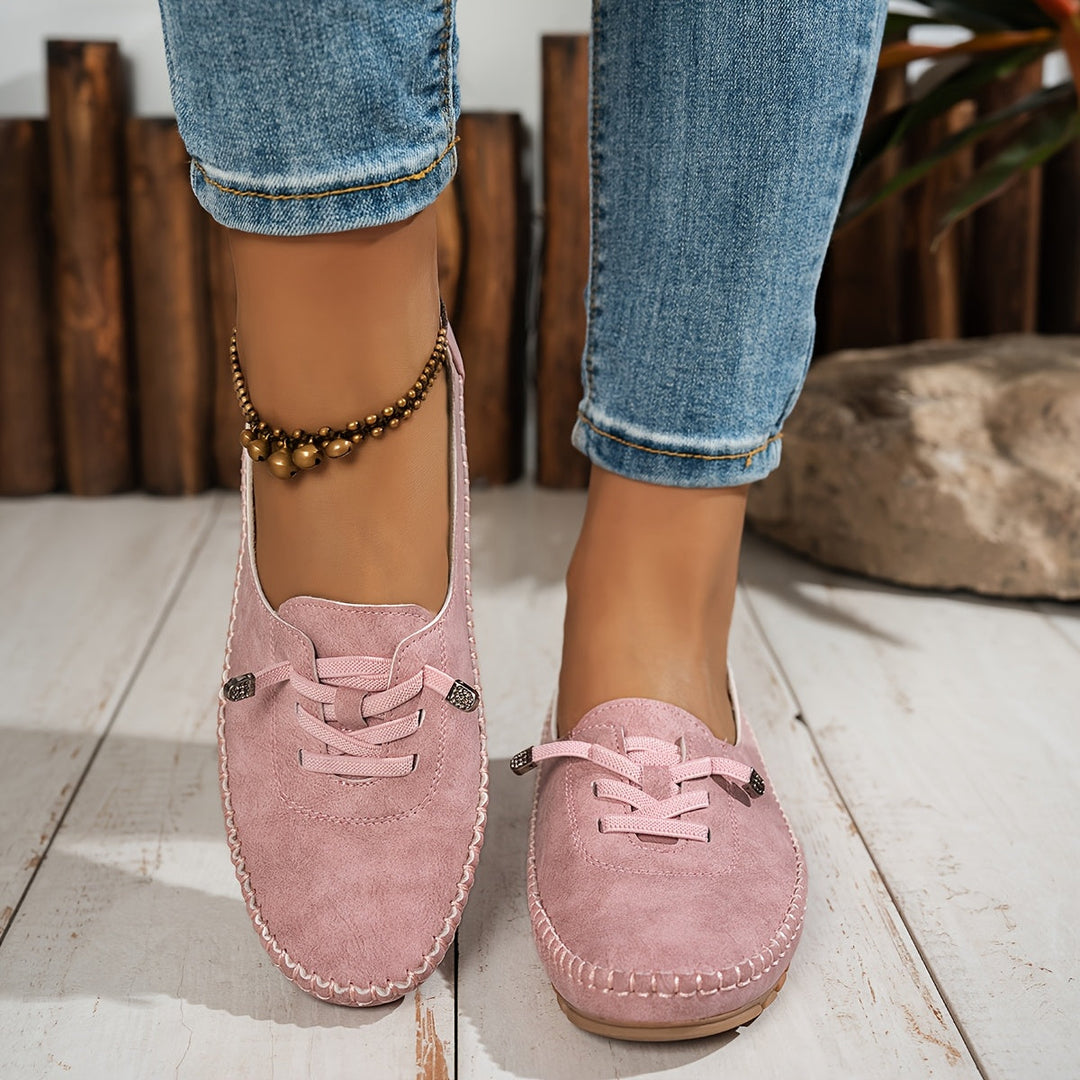 Orthelia™ – Supportive Cushioned Moccasins for Sensitive Feet