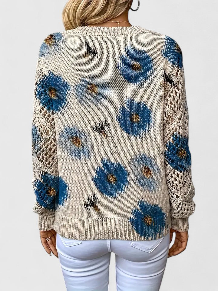 Deborah™ - Casual Floral Pullover