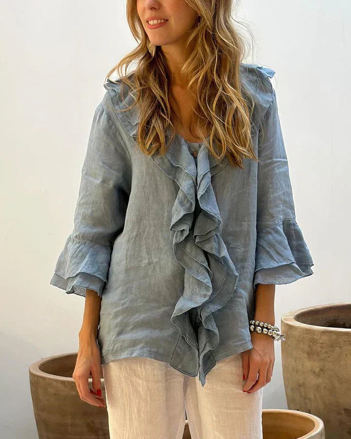 Cherry™ - Stylish Ruffle Blouse