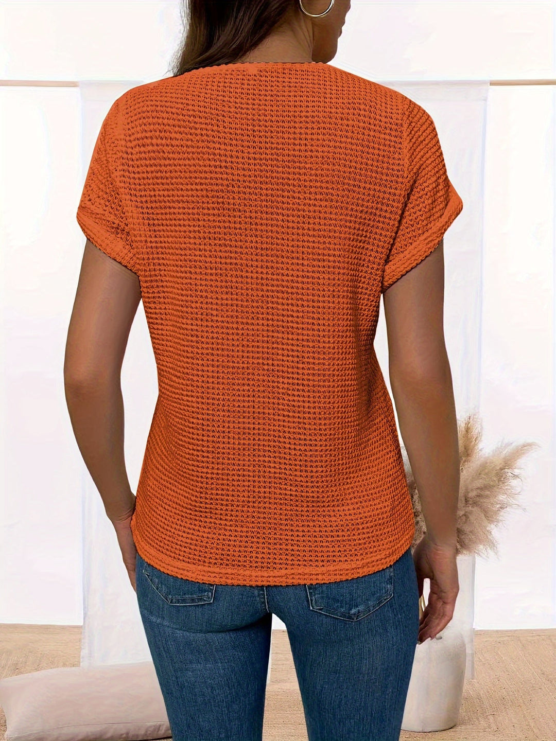 Megan™ - Chic Lace Round Neck Shirt