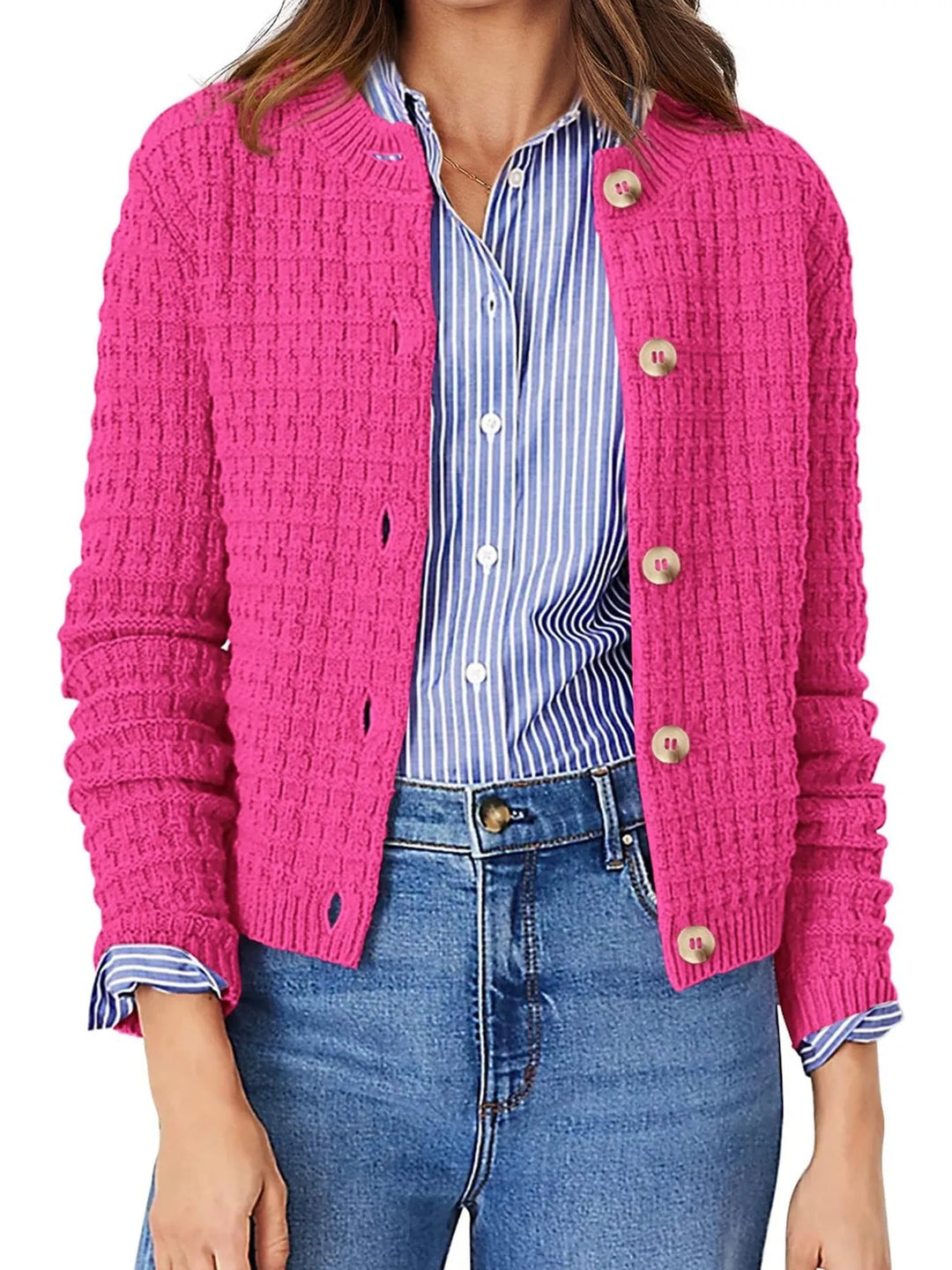 Harper™ - Button-Up Cardigan