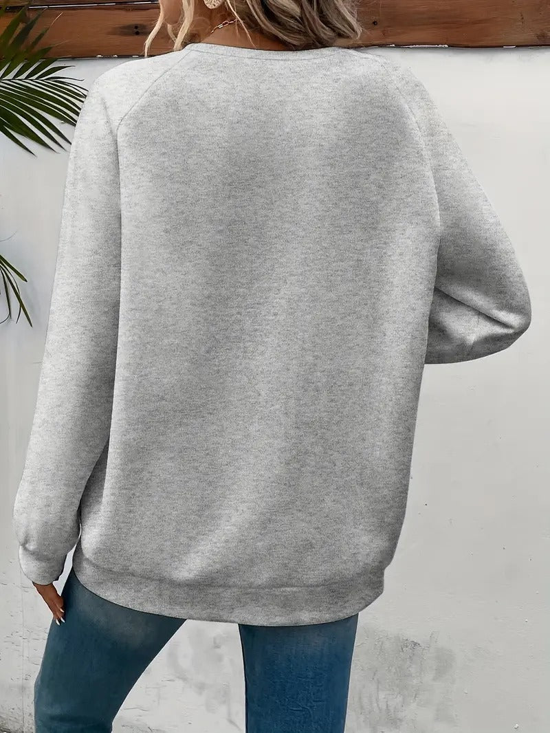Heartzone - Casual Sweatshirt with Heart Motif