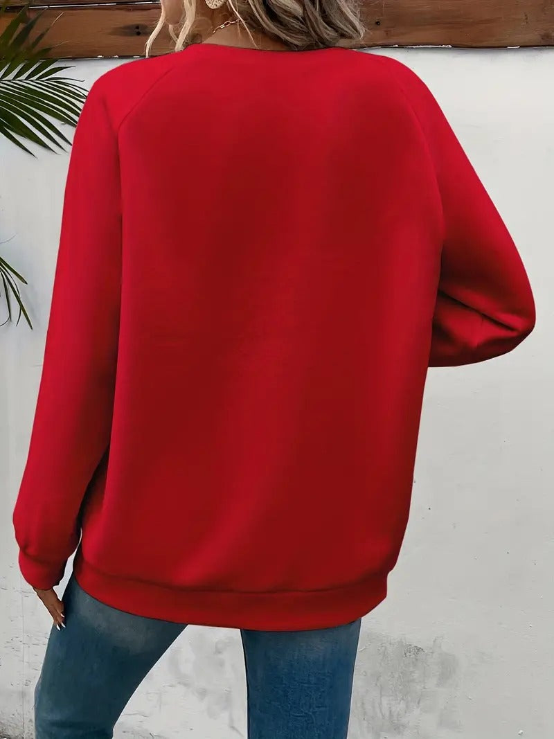 Heartzone - Casual Sweatshirt with Heart Motif