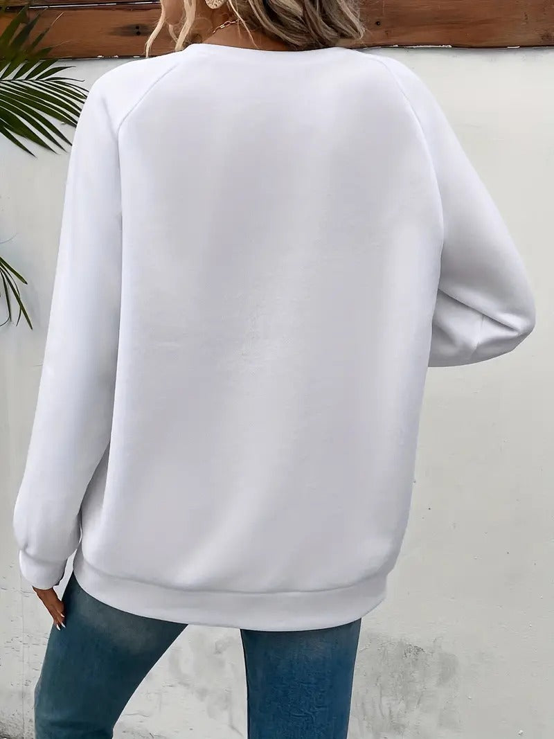 Heartzone - Casual Sweatshirt with Heart Motif