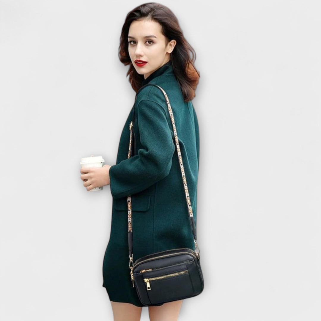 Erica™ - Elegant Leather Shoulder Bag