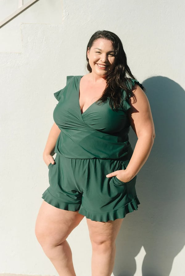 Reana™ - Ruffled Swimsuit with Bust Support
