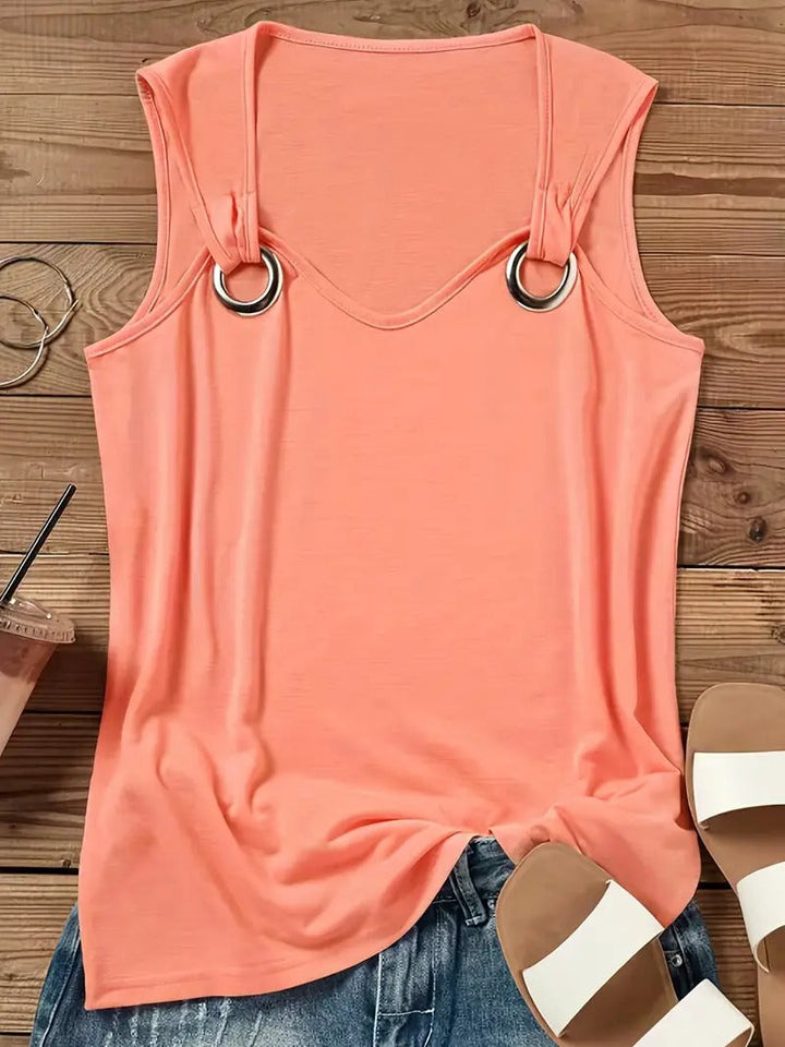 Vivid - Chic Sleeveless Summer Top