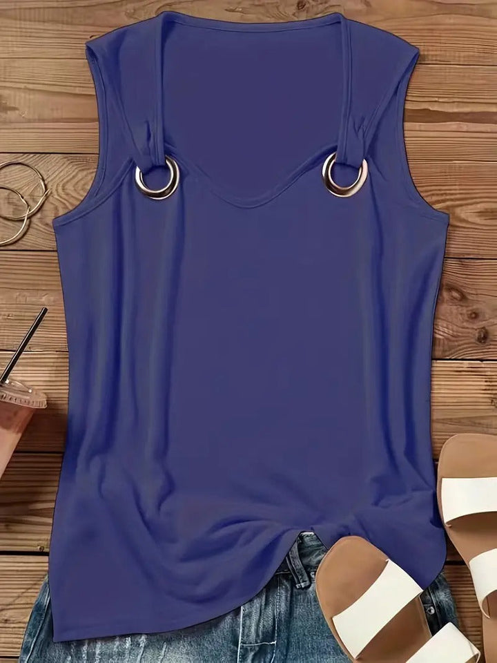 Vivid - Chic Sleeveless Summer Top