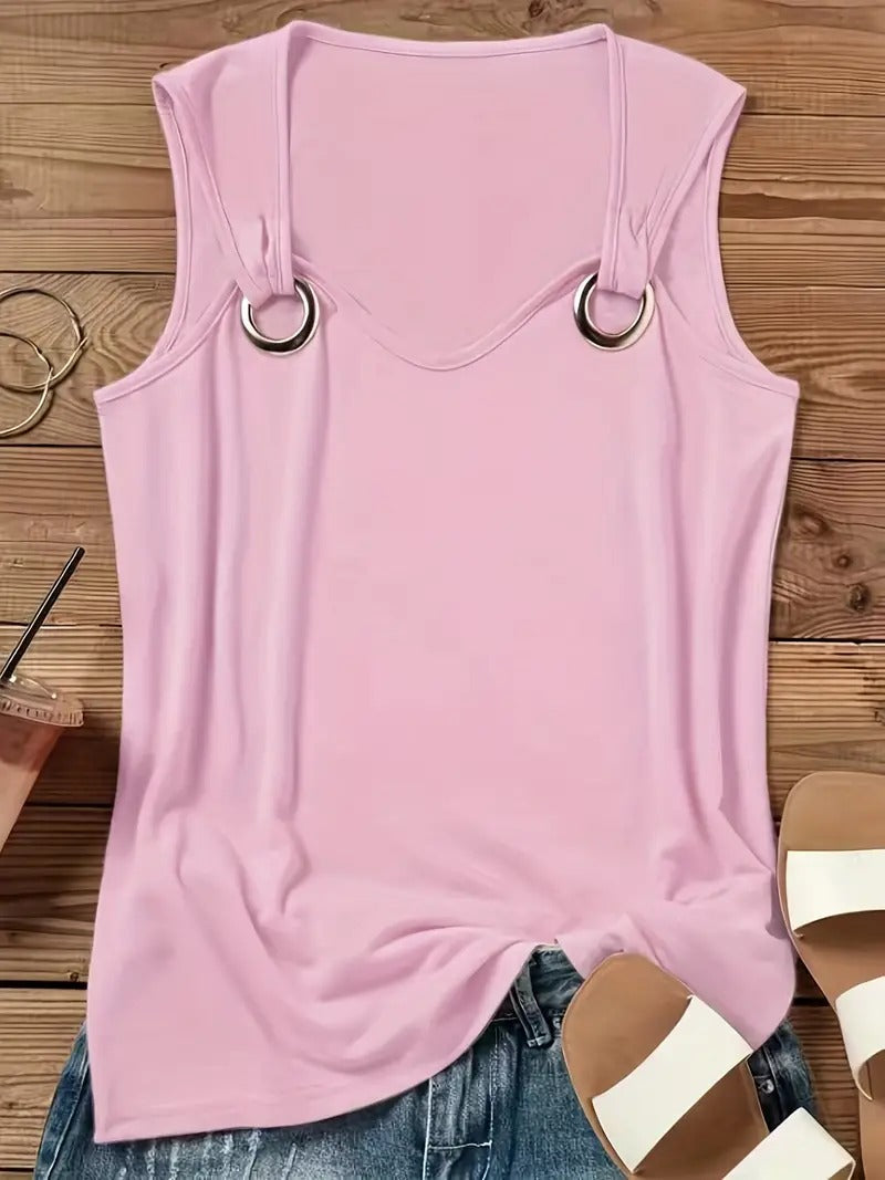 Vivid - Chic Sleeveless Summer Top