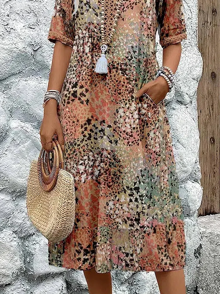 Fatima – Floral print dress