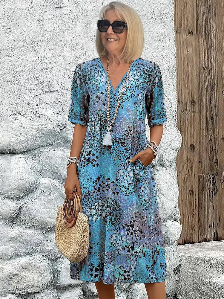 Chantal | Vibrant Midi Dress (Almost sold out)