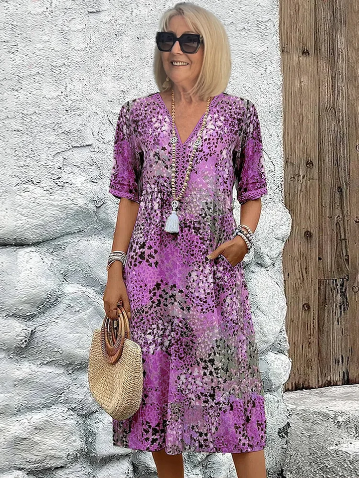 Fatima – Floral print dress