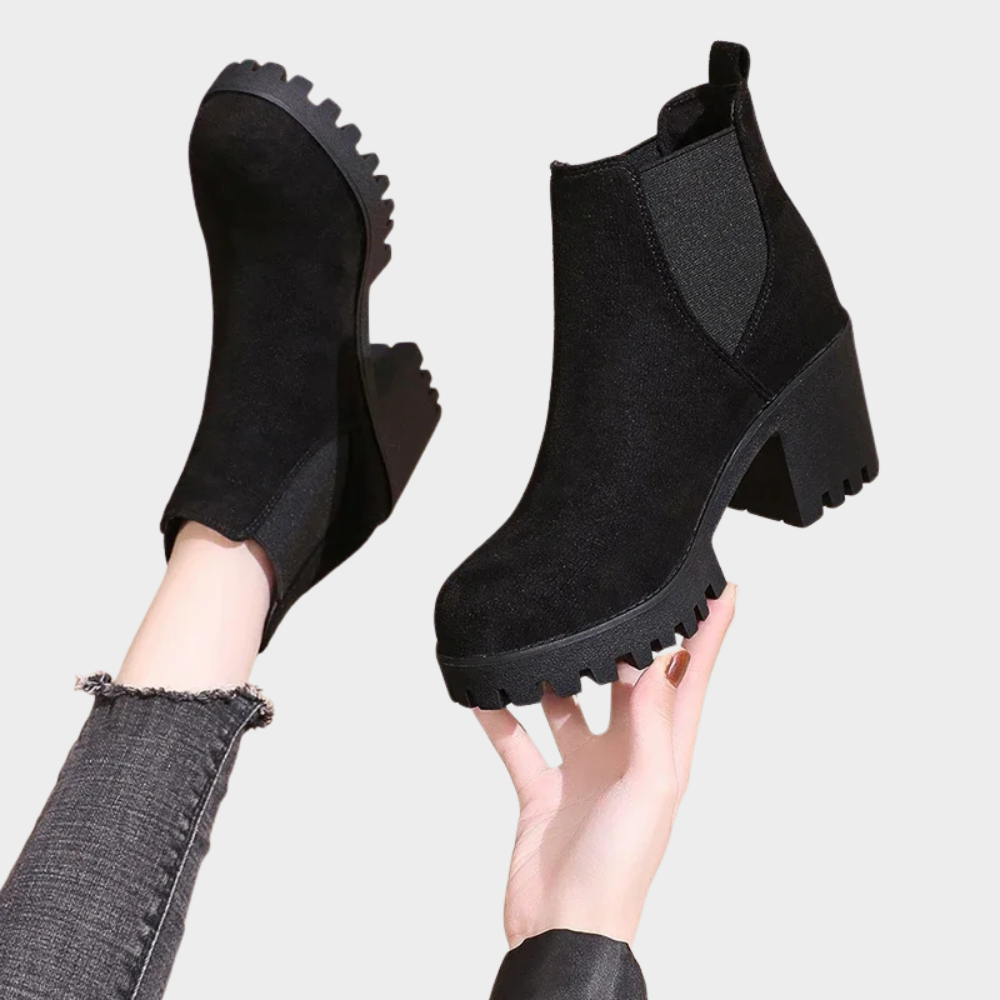 Marley | Block Heel Ankle Boots