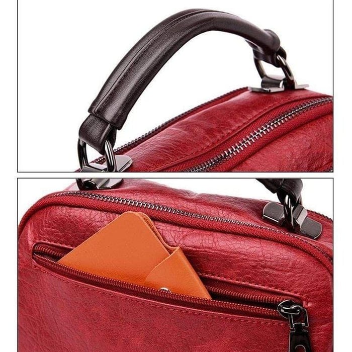 Finbjørg | Small and versatile bag in a golden cognac shade