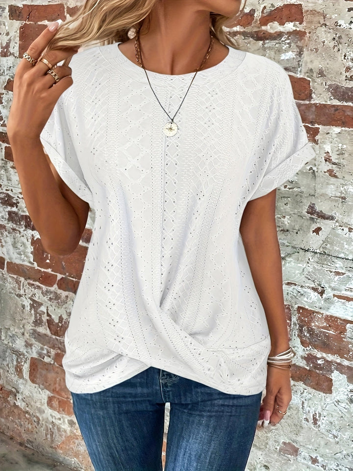 Lina - Classic short-sleeved women's top