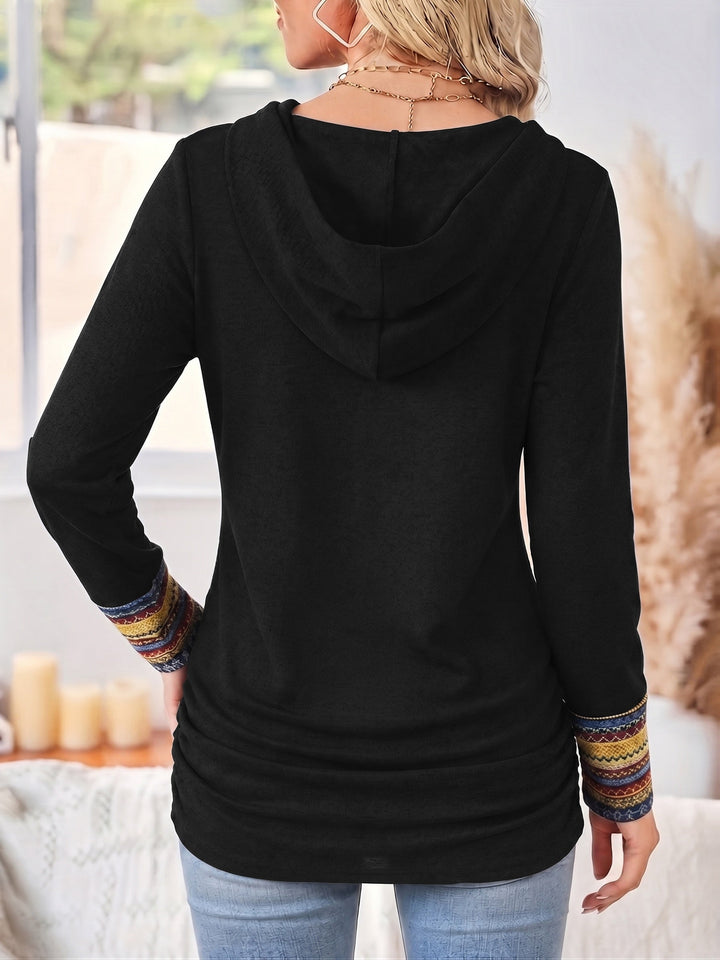 Opal | Women's button-front top with long sleeves
