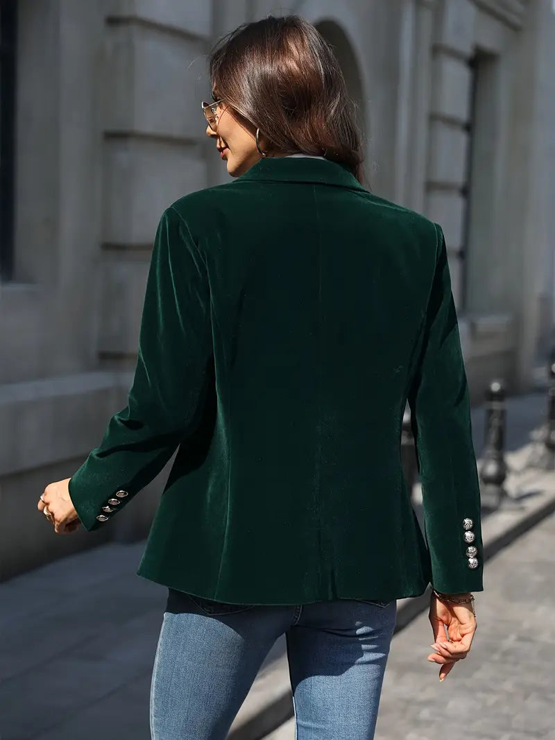 Julissa™ - Elegant Velvet Blazer